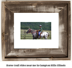 horse trail rides near me in Campton Hills, Illinois